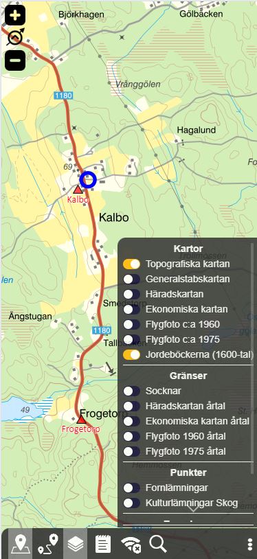 Jordeböckerna punktlager